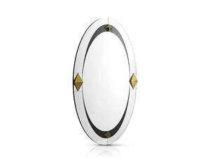 DARLING - Wall-mounted oval crystal mirror _ Reflections Copenhagen